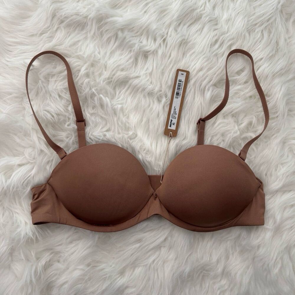 Skims Ultimate Push Up Strapless Bra Sienna Size 34A